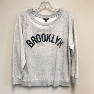 J. CREW Brooklyn sweatshirt SZ L